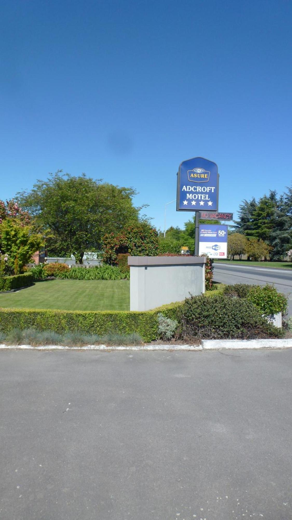 Asure Adcroft Motel Ashburton Bagian luar foto