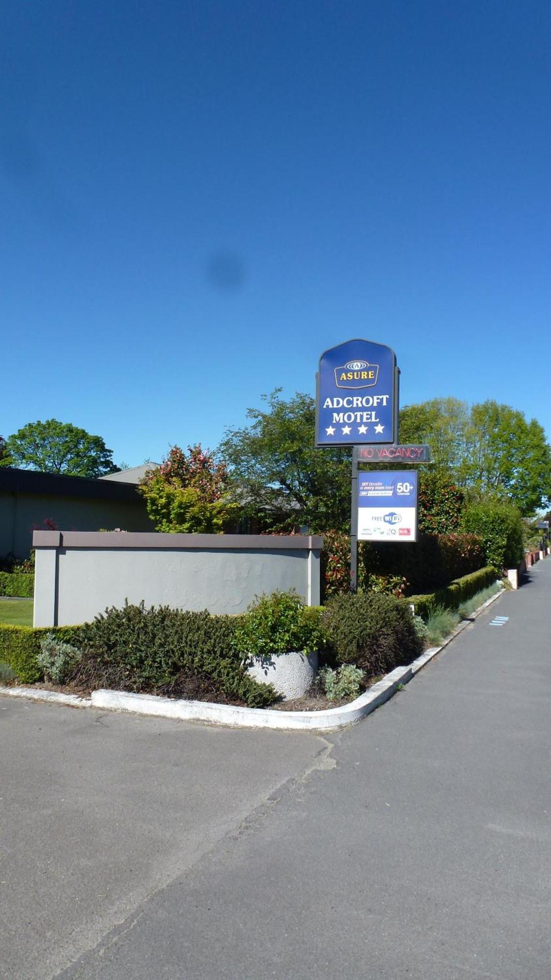 Asure Adcroft Motel Ashburton Bagian luar foto